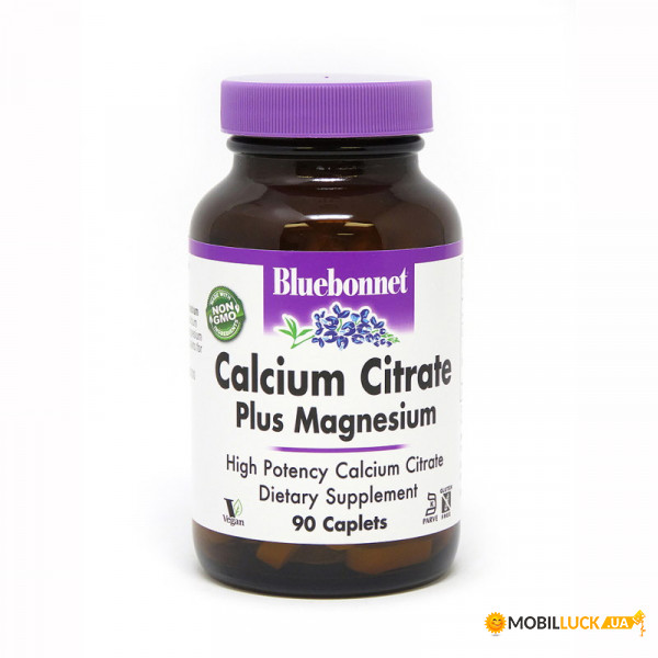 ³   Bluebonnet Nutrition Calcium Citrate Plus Magnesium 90 