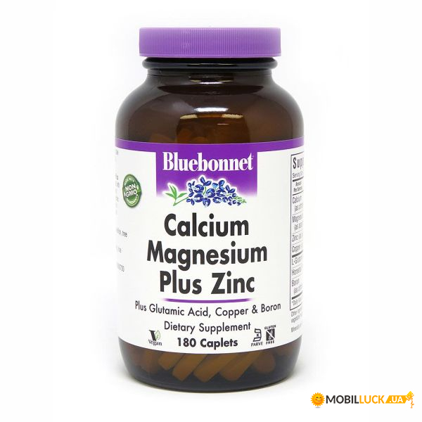 ³   Bluebonnet Nutrition Calcium Magnesium plus Zinc 180 