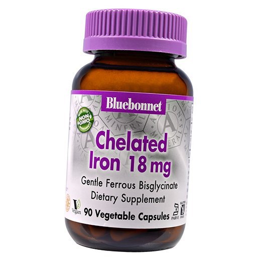  Bluebonnet Nutrition Chelated Iron 18 90  (36393058)