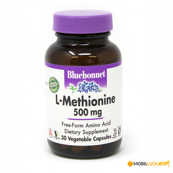    Bluebonnet Nutrition L-Methionine 500 mg 30  (CN3975)