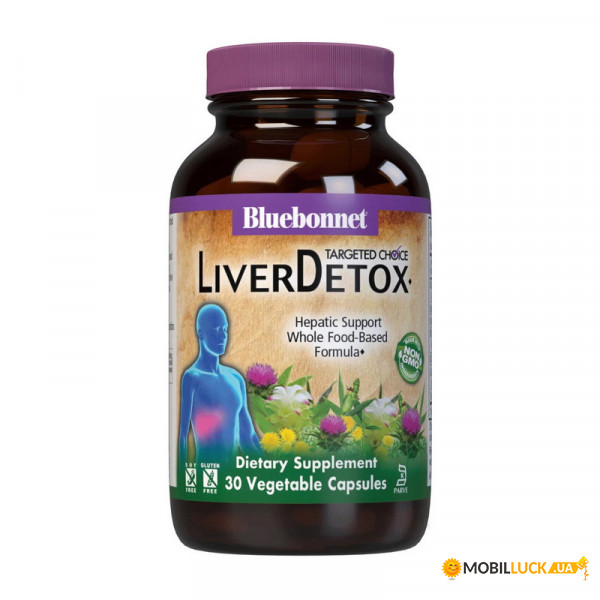  Bluebonnet Nutrition Liver Detox 30 veg caps