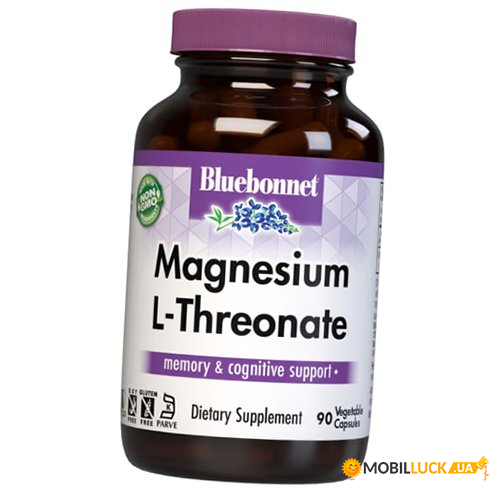  Bluebonnet Nutrition Magnesium L-Threonate 90 (36393109)