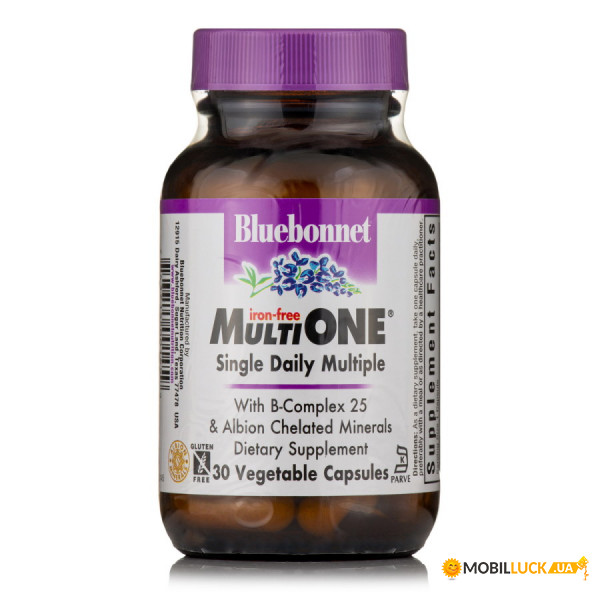    Bluebonnet Nutrition Multi ONE Iron free 30  