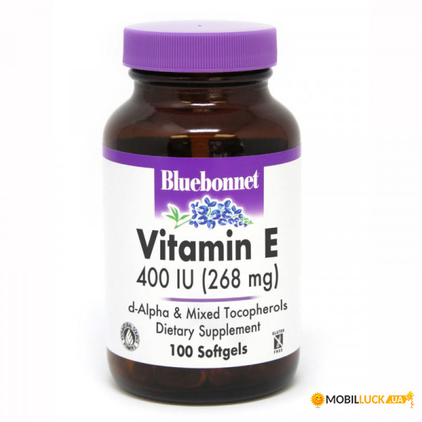 ³ Bluebonnet Natural Vitamin E 400IU 100 