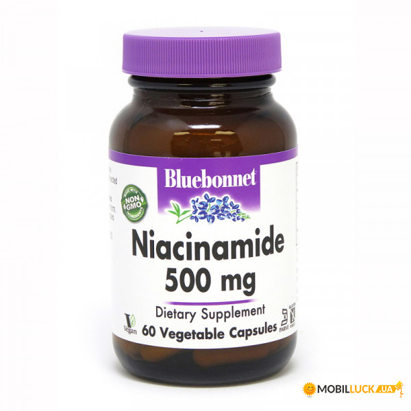    Bluebonnet Nutrition Niacinamide 500 mg 60  (CN3984)