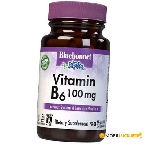  6 Bluebonnet Nutrition  Vitamin B6 100 90 (36393113)