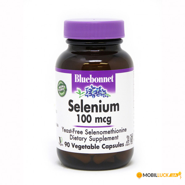 ³   Bluebonnet Nutrition Selenium 100 mcg 90 