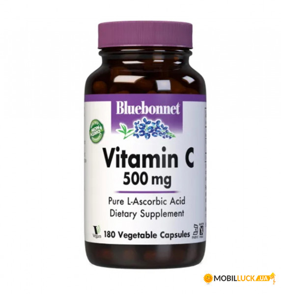 ³   Bluebonnet Nutrition Vitamin C 500 mg 180 