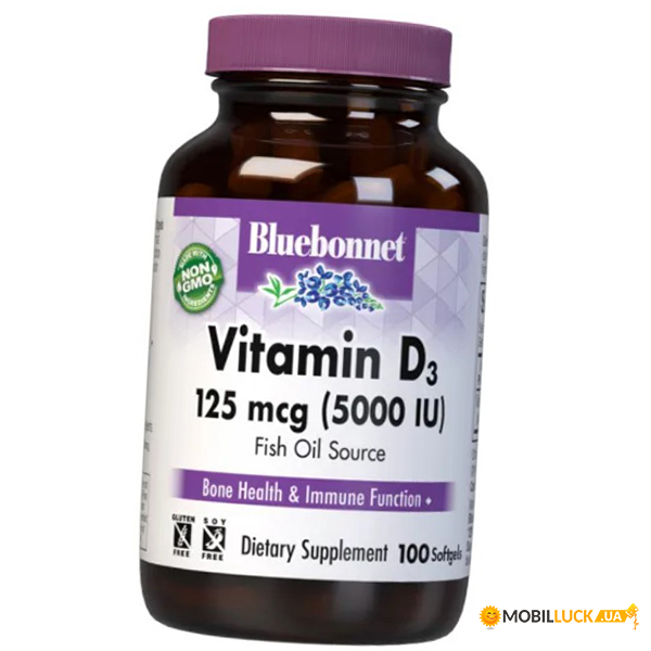 ³ 3   Bluebonnet Nutrition Vitamin D3 5000 100  (36393119)