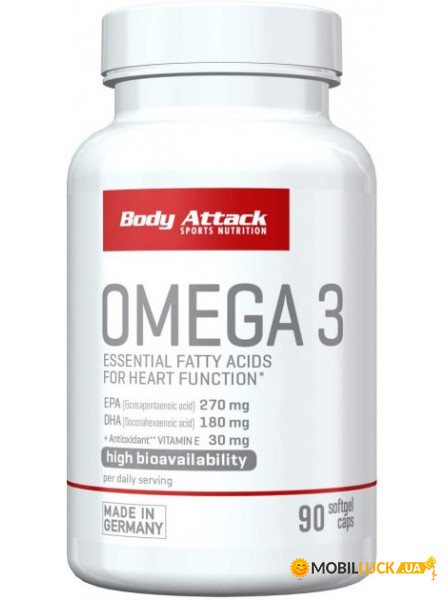  Body Attack Omega-3 90  (4384303693)