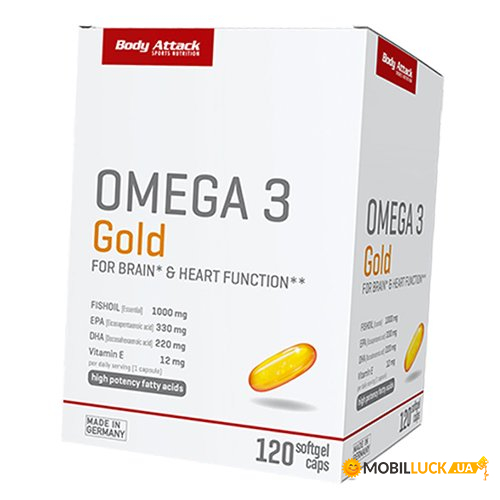  Body Attack Omega-3 Gold Pro 120 (67251002)