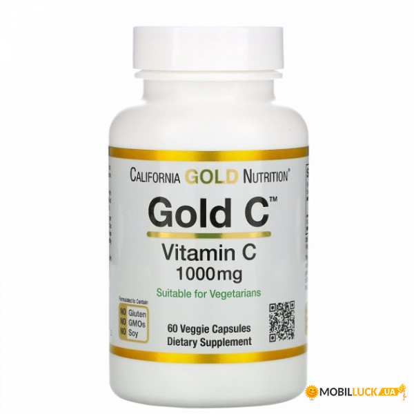 ³ C California Gold Nutrition (Gold C Vitamin C) 1000  60  