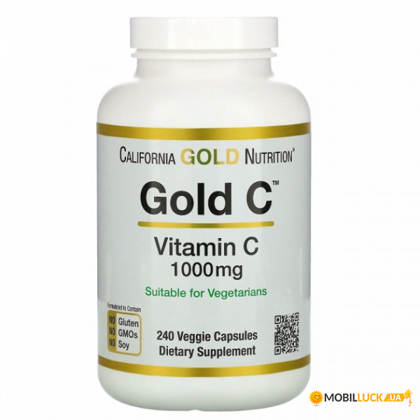   California Gold Nutrition (Gold C Vitamin C) 1000  240  