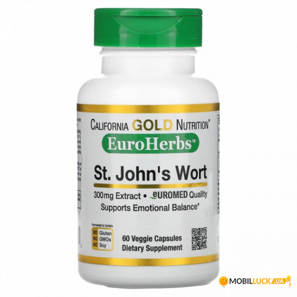   California Gold Nutrition (St. Johns Wort) 300  60 