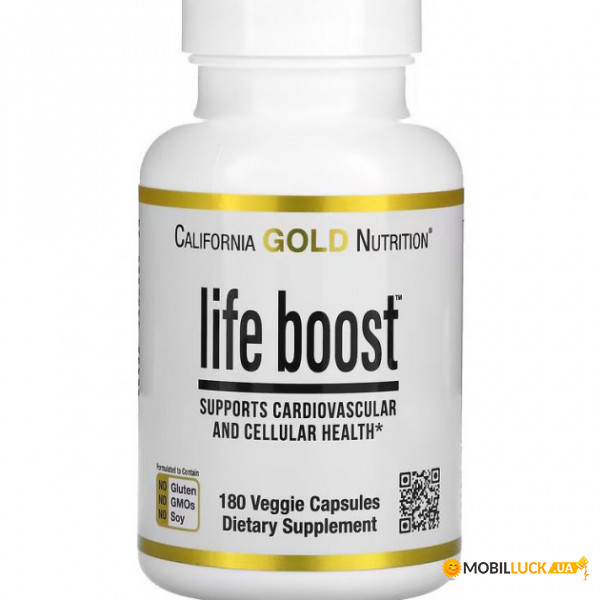    -    California Gold Nutrition (Life Boost) 180  