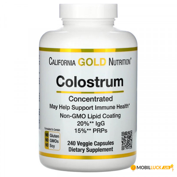  California Gold Nutrition Colostrum 240  