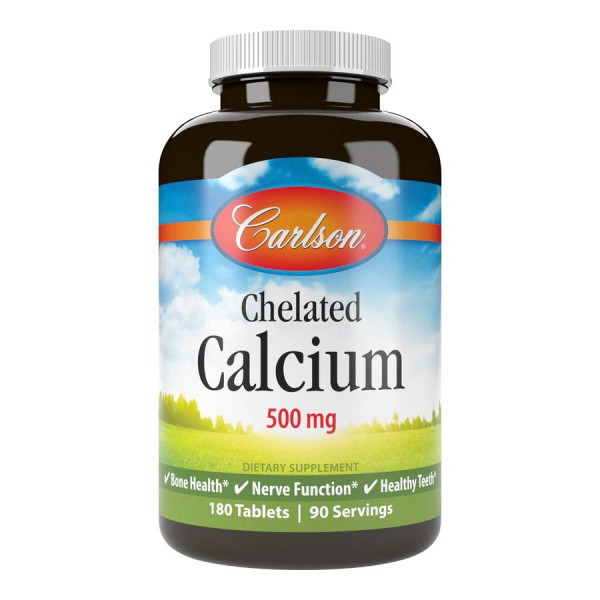 ³   Carlson Labs Chelated Calcium 500 mg 180 