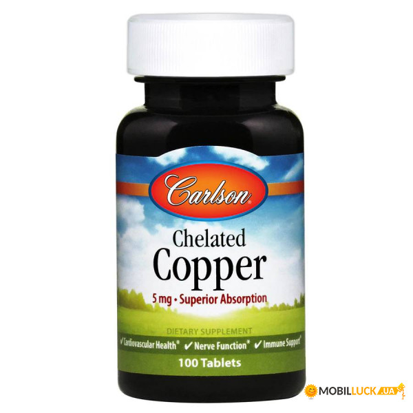 ³   Carlson Labs Chelated Copper 100 