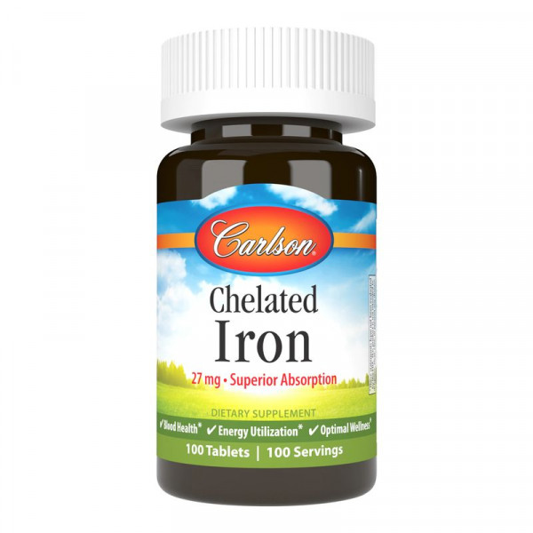    Carlson Labs Chelated Iron 100  