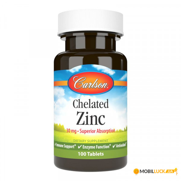    Carlson Labs Chelated Zinc 100  