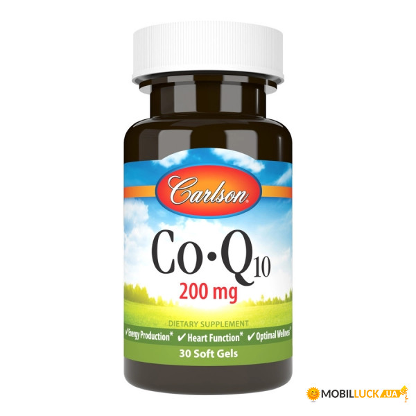  Carlson Labs CoQ10 200 mg 30  