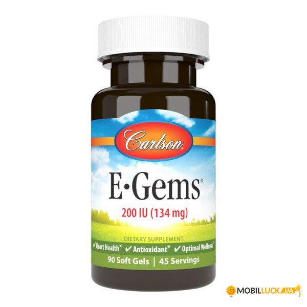 ³ Carlson Labs E-Gems 200 IU 90  