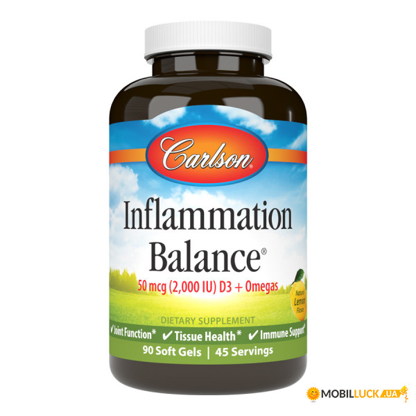   Carlson Labs Inflammation Balance 90  