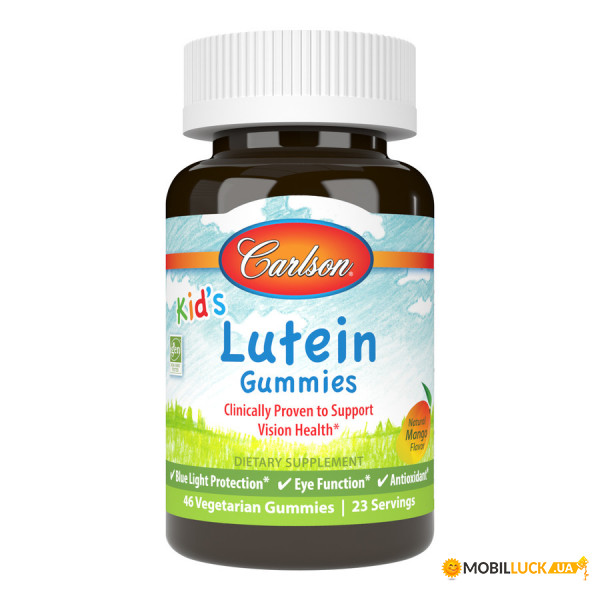  Carlson Labs Kids Lutein Gummies 46  