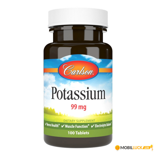  Carlson Labs Potassim 100  