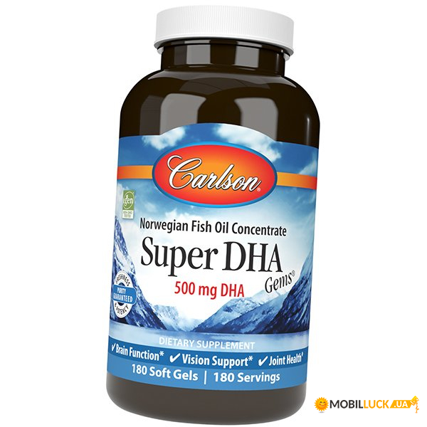  Carlson Labs Super DHA 180 (67353018)