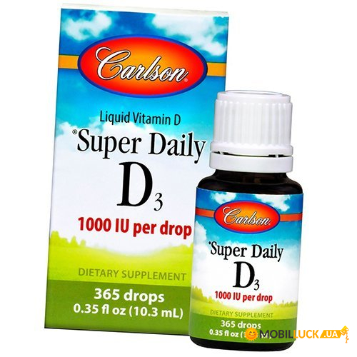  Carlson Labs Super Daily D3 1000 10 (36353016)