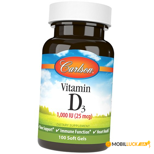  3 Carlson Labs Vitamin D3 1000 100 (36353085)