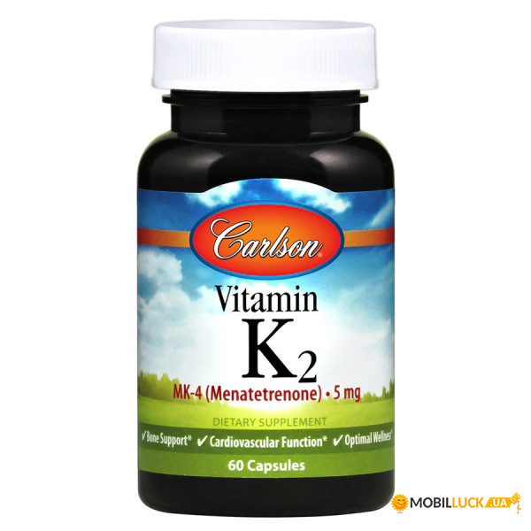    Carlson Labs Vitamin K2 MK-4 Menatetrenone 60  