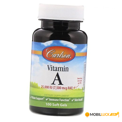  Carlson Labs Vitamin A 25000 100 (36353073)