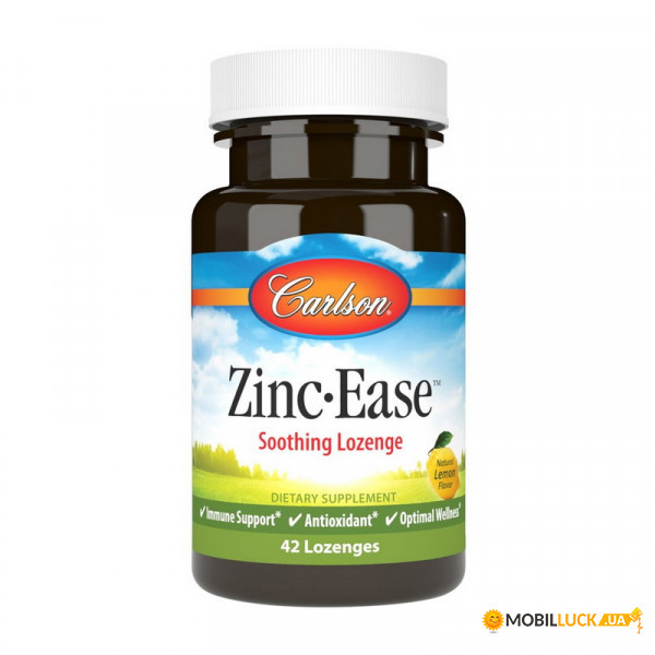  Carlson Labs Zinc Ease 42 