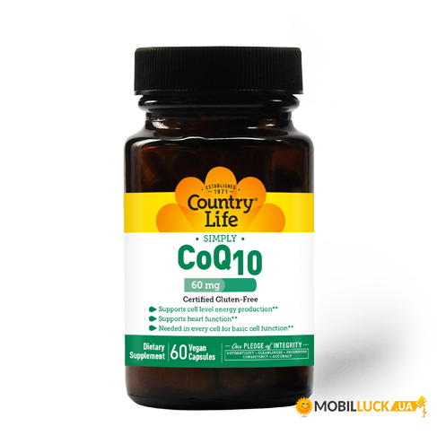 ³ Country Life CoQ10 60 mg 60  