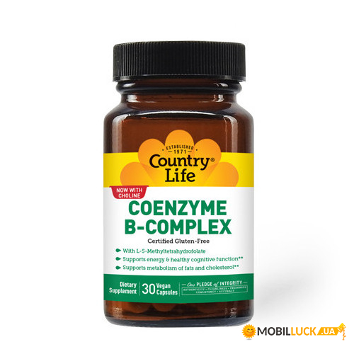  Country Life Coenzyme B-Complex 30  