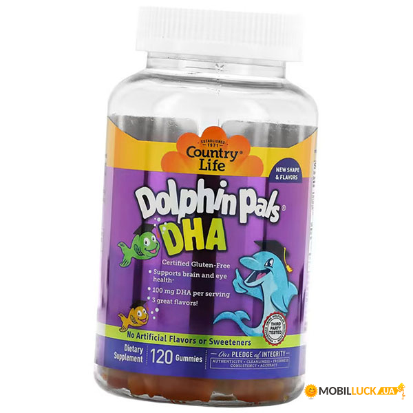        Country Life Dolphin Pals DHA 120 (67124007)