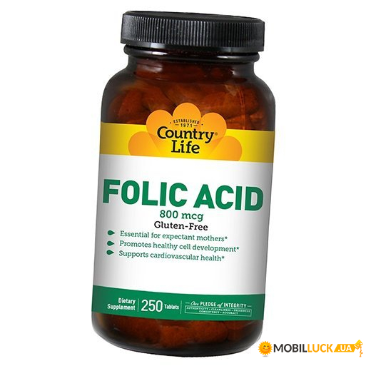 ³ Country Life Folic Acid 250  (36124073)