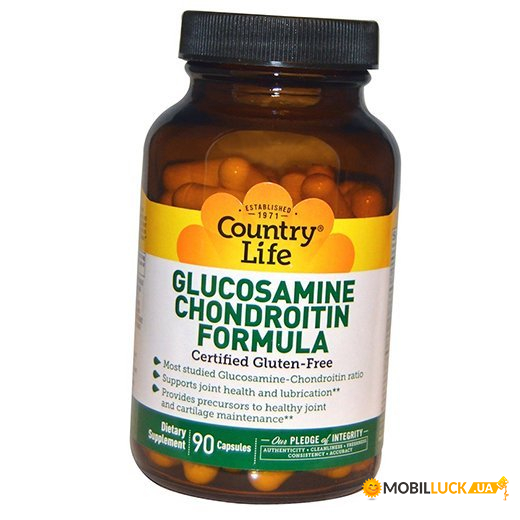 ³ Country Life Glucosamine Chondroitin Formula 90 caps