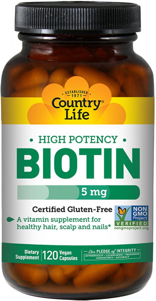  Country Life High Potency Biotin 120  (4384302788)