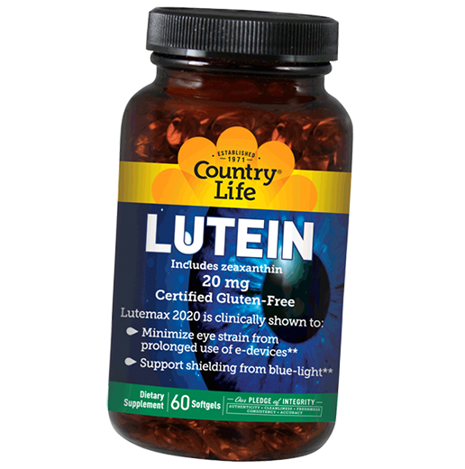  Country Life Lutein 20 60  (72124009)