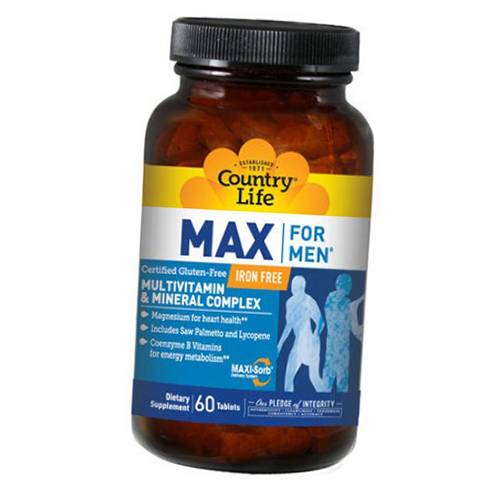  Country Life Max for Men 60 tabs