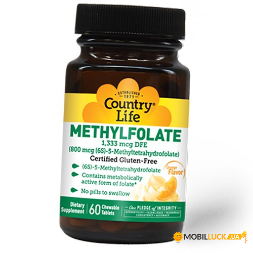  Country Life Methylfolate 60  (36124111)