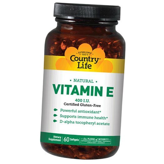  Country Life Natural Vitamin E 60  (36124001)