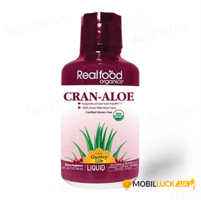 ³ Country Life Realfood Cran-Aloe Liquid 944  