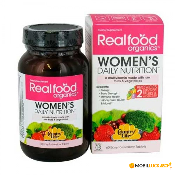  Country Life Realfood Organics Womens 60  