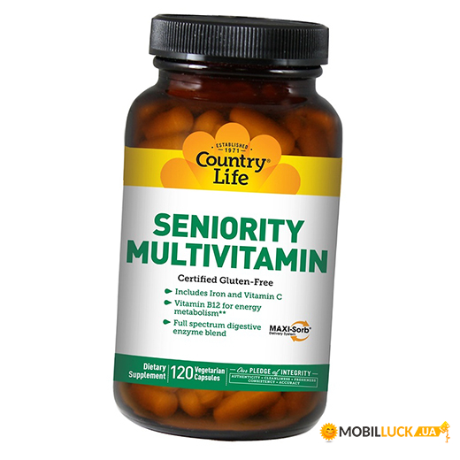  Country Life Seniority Multivitamin 120  (36124015)