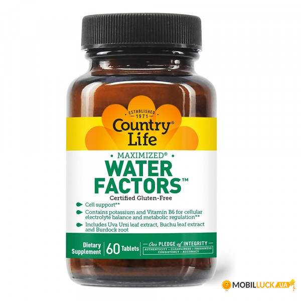  Country Life Water Factors 60  