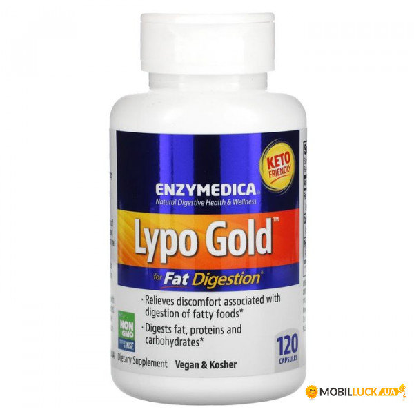 ³   Enzymedica Lypo Gold 120 